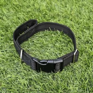 Cushion Webbing Collar With Handle CIK9 Dog Tactical Gear Black