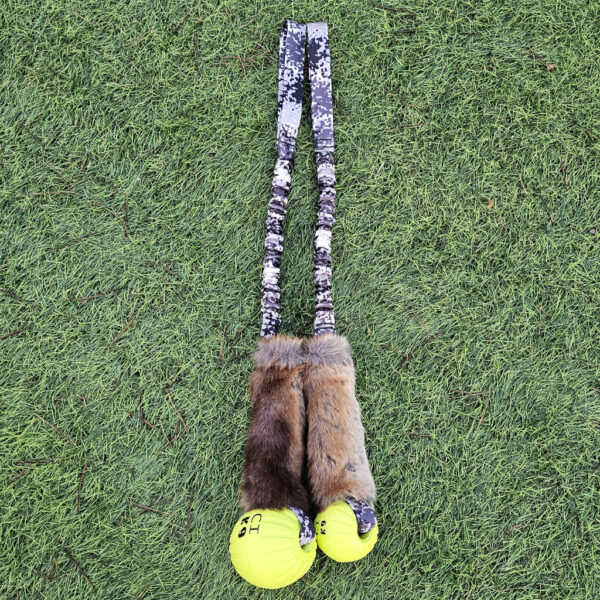 Winter-camo-DuraFoam-tuggy with ball-EVA-Faux-Fur-Tug e nuff