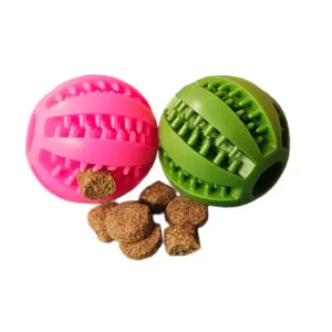 Pocket Sized Mini Treat Ball with Rabbit Fur - Image 2