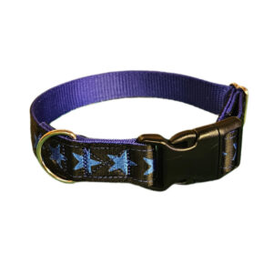 Blue Stars Dog Collar - Image 2