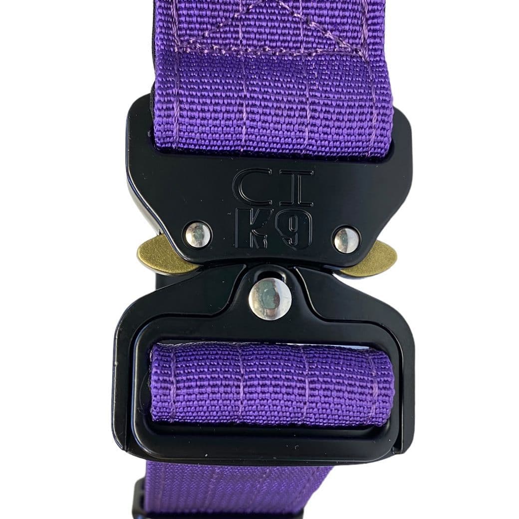 Purple Tactical/Service Dog Collar